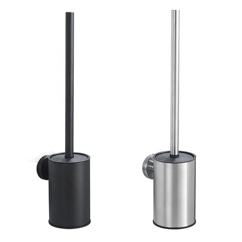 Wall-Mounted Toilet Brush Set